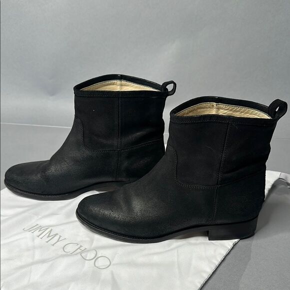 Authentic Jimmy Choo Ankle Booties | Black Suede | EU 38.5 | (1526) - Picture 3 of 16